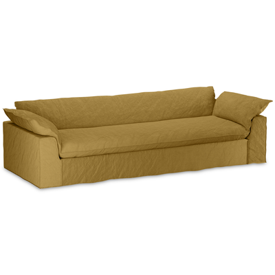 HKLIVING Bank Nomad 3-zits linnen