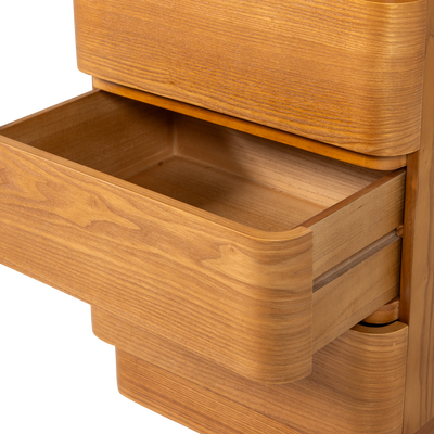 Fejo ladekast 4 lades mdf bruin [fsc]