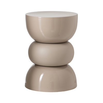 Bijzettafel lise - glanzend beige | j-line
