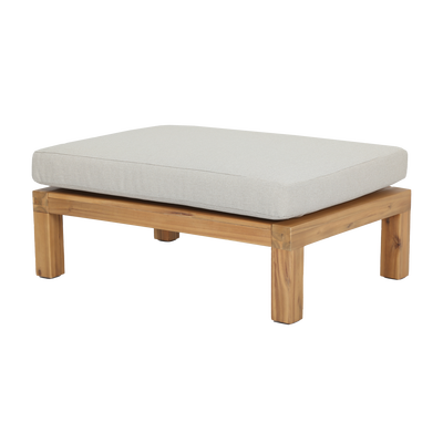 Relax tuin hocker/bijzettafel acaciahout naturel/zand [fsc]