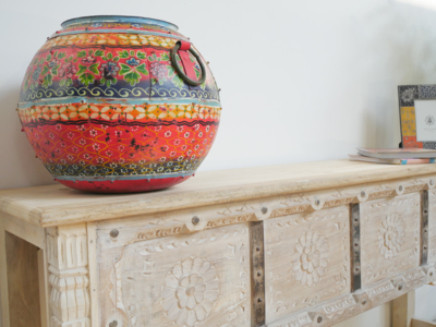 Console tafel Manasi hout