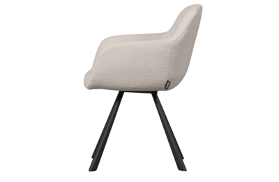 WOOOD Exclusive eetkamerstoel Juno bouclé
