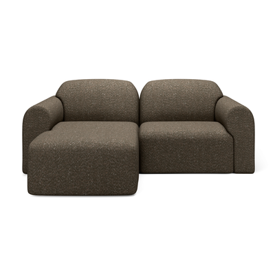 Bulky modulaire bank set - 2 seat - cedar