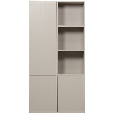 Meggy opbergkast links 108 cm grenen middenbruin [fsc]