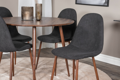 Vemb Eetkamertafel - Ø100 cm Walnoot