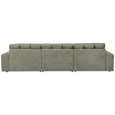 Second date chaise longue links velvet antraciet