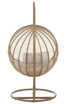 Beige ronde hangstoel j-line