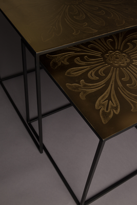 Dutchbone Saffra bijzettafel (set van 2)
