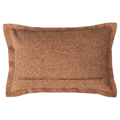 Kussen wol boucle mocha mousse