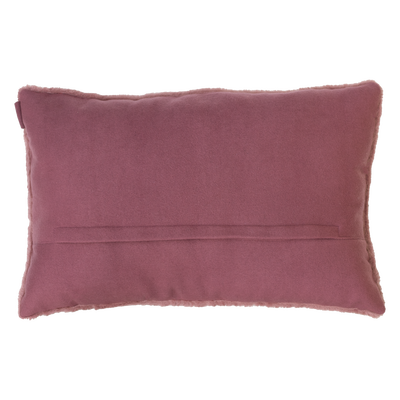 Kussen bont dusty rose