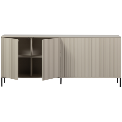 New gravure dressoir 200 cm grenen dust [fsc]