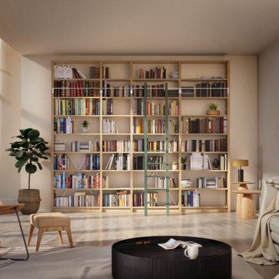 Lundia Original boekenkast met trap
