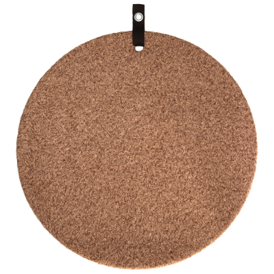 Prikbord wol boucle mocha mousse