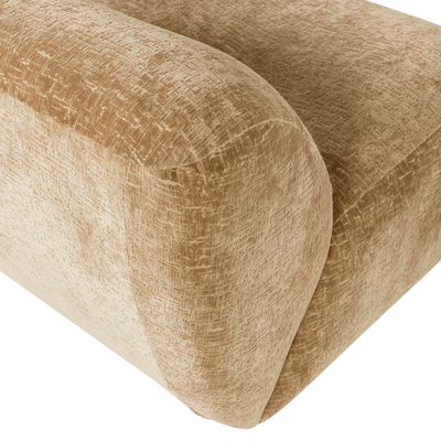 Nomu fauteuil grove chenille lichtbruin [fsc]