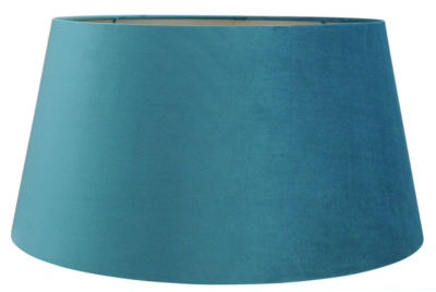 Staande lampenkap Palermo velours blauw