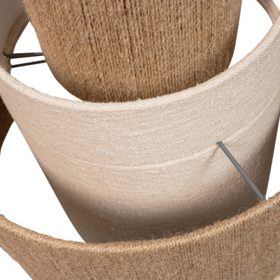 Pelle hanglamp touw naturel