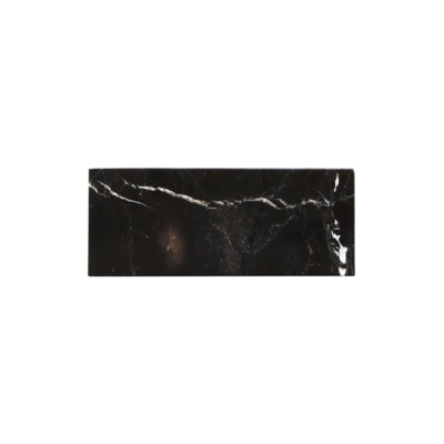 Marmer dienblad S 10x25cm - zwart