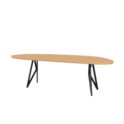 Studio HENK tafel Butterfly Blob, zwart frame - Smart Collectie