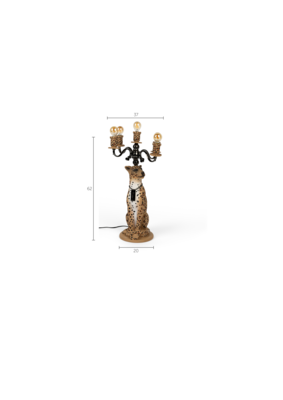 Bold Monkey vloerlamp Proudly Crowned Panther