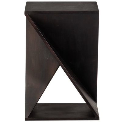 Ikem bijzettafel acaciahout donkerbruin