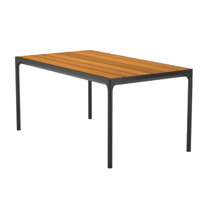 Houe Four dining table bamboe zwart