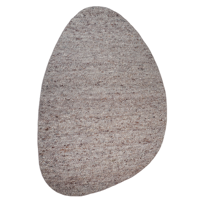 Vloerkleed Stone bruin - Kiezelvormig
