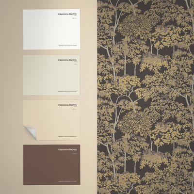 Vliesbehang Idyll tree elderton