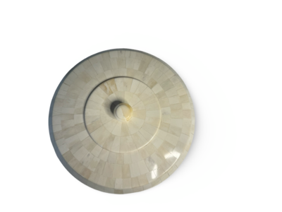 Kist bone inlay wit