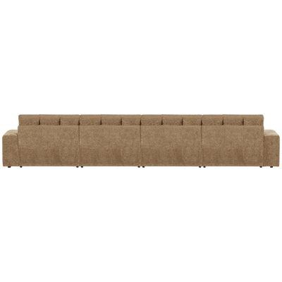 Second date 4-zits bank velvet goudgeel