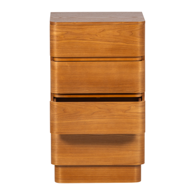 Fejo ladekast 4 lades mdf bruin [fsc]