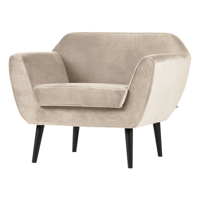 Rocco fauteuil velvet off white [fsc]