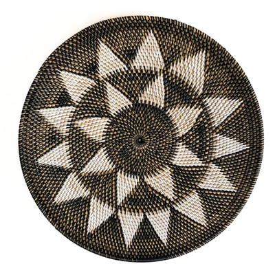 Rotan wandbord Pelat Large Ø50