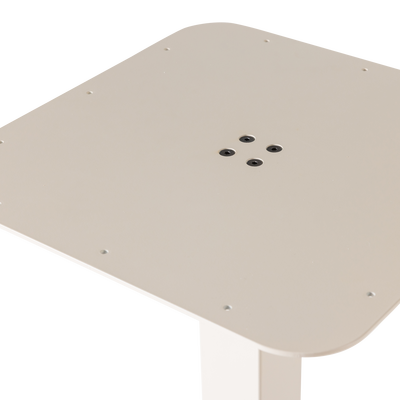 Bistro vierkante bartafel poot metaal dakargrau 105x50x50 cm
