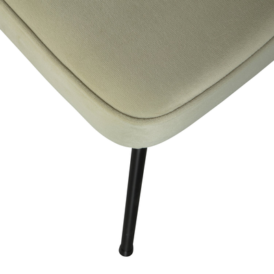 Vogue eetkamerstoel structure velvet brass