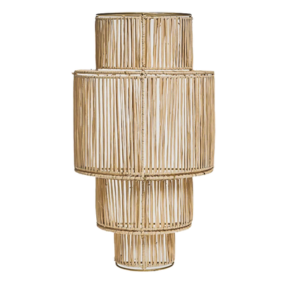 Wandlamp Dinding natural rotan