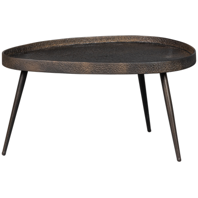Crude bijzettafels antique brons - set van 2