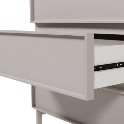 Tours ladekast 4 lades melamine/mdf zand