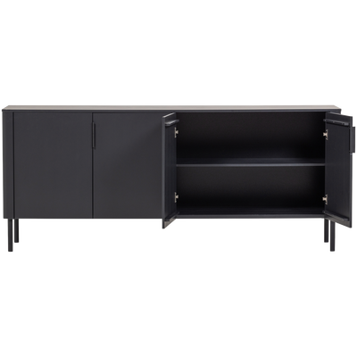 Gunnar dressoir 200 cm grenen mud [fsc]