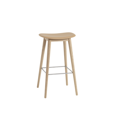 Muuto barkruk Fiber Bar Stool Wood Base