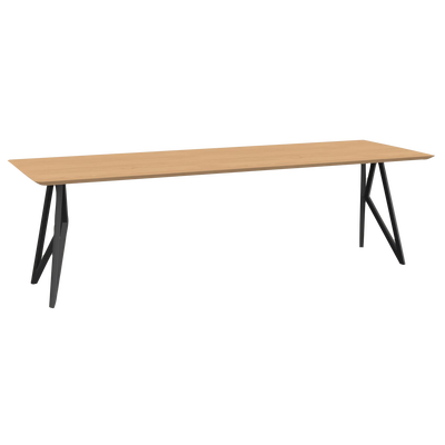 Studio HENK tafel Butterfly Rechthoekig, zwart frame - Smart Collectie