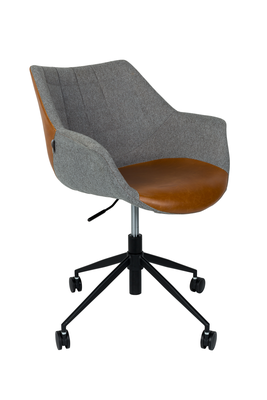 Zuiver Doulton Vintage Brown bureaustoel