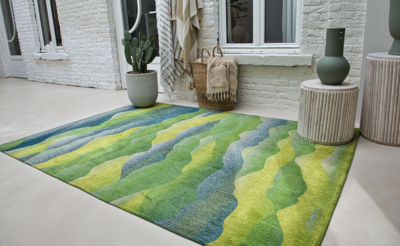 Ecorugs vloerkleed Himalaya groen