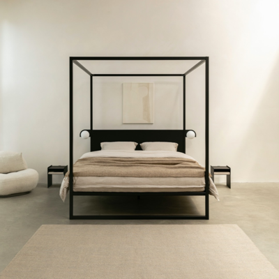 Hemelbed bedframe °02 | Zwart