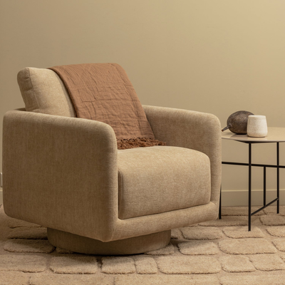 Oscar draaifauteuil naturel
