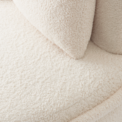 Loveseat Rollins teddy naturel