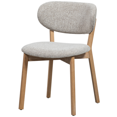 Udar eetkamerstoel naturel met houten frame naturel