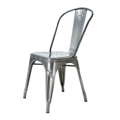 Metalen stoel Café