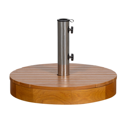 Monica tuin parasolvoet hout naturel 37xo49cm [fsc]