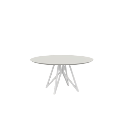 Studio HENK tafel Butterfly Rond Quadpod - wit frame, HPL Fenix bianco kos