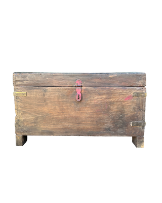 Oude opbergkist uniek item